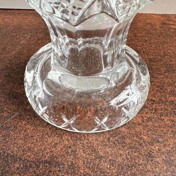 Antique Glass Pedestal Compote 7.5" - Picture 8 of 9